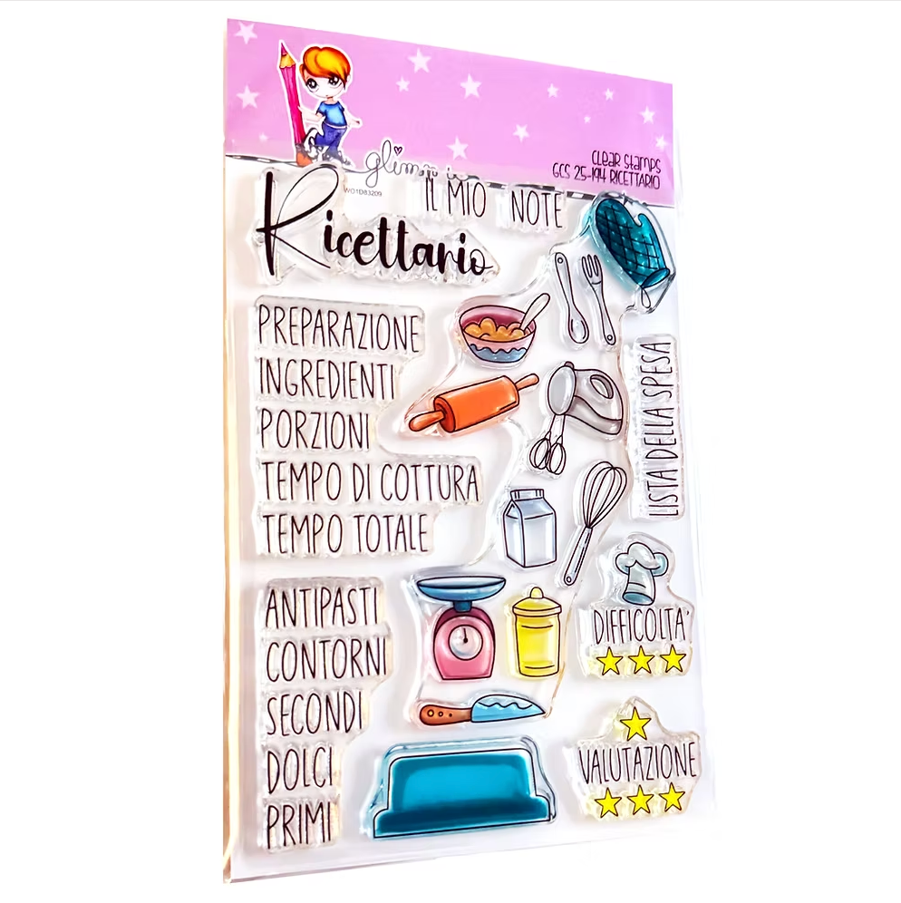 Set Timbri " RICETTARIO"- GCS 25-194 - GLIMPS
