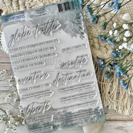 SET TIMBRI CLEAR - CITATIONS VOYAGE - GLO113 - CHOU & FLOWERS