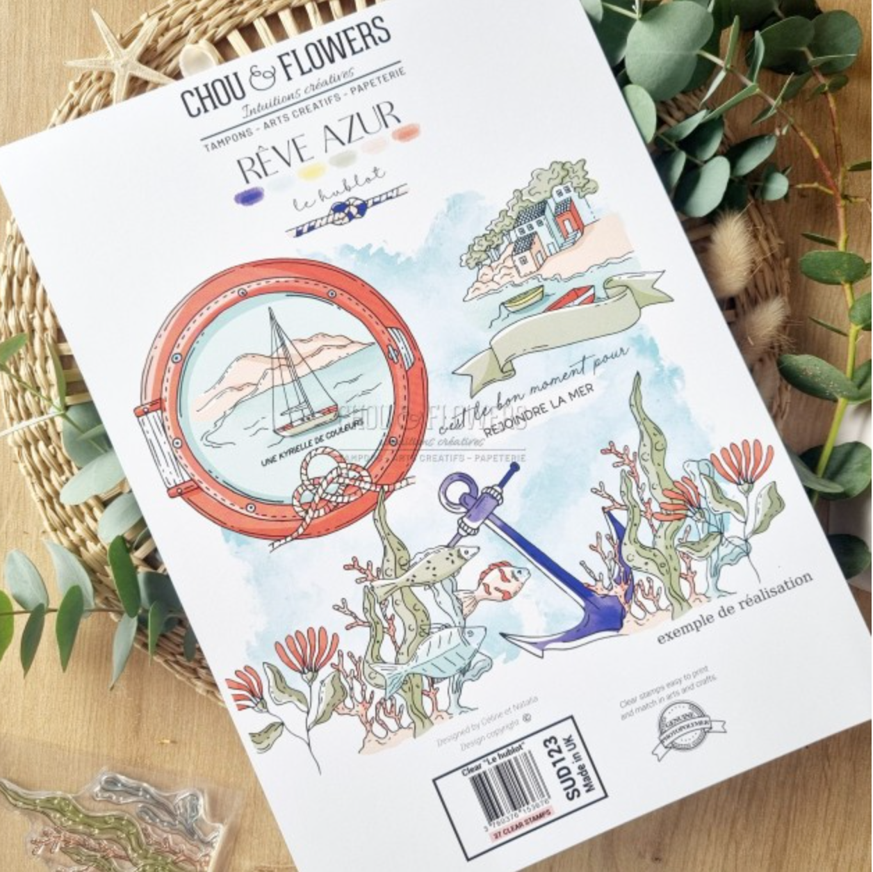 SET TIMBRI - LE HUBLOT -SUD123 - CHOU & FLOWERS