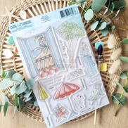 SET TIMBRI - VUE SUR PARADIS -SUD122 - CHOU & FLOWERS