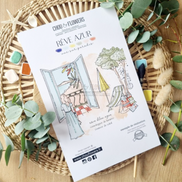 SET TIMBRI - VUE SUR PARADIS -SUD122 - CHOU & FLOWERS