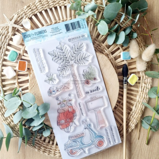 SET TIMBRI - UN AIR D'ITALIE -SUD117 - CHOU & FLOWERS