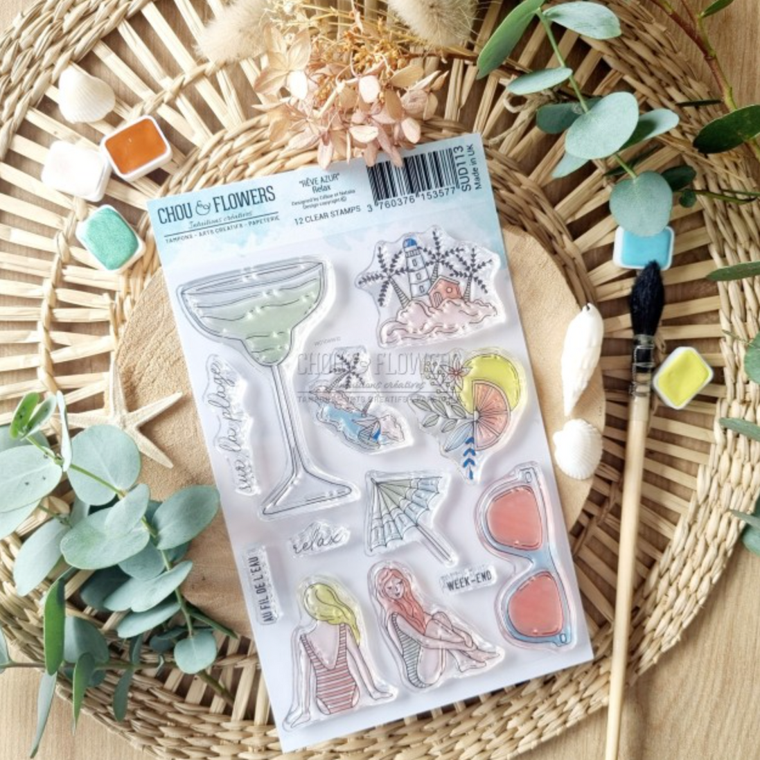 SET TIMBRI - RELAX - SUD113 - CHOU & FLOWERS