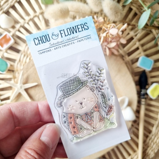 TIMBRO -  DOUDOU PROVENCE- SUD102 - CHOU & FLOWERS