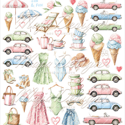 Collection Pack "SUMMER FEELING" - Collection pack" - 1508 - MAJA DESIGN