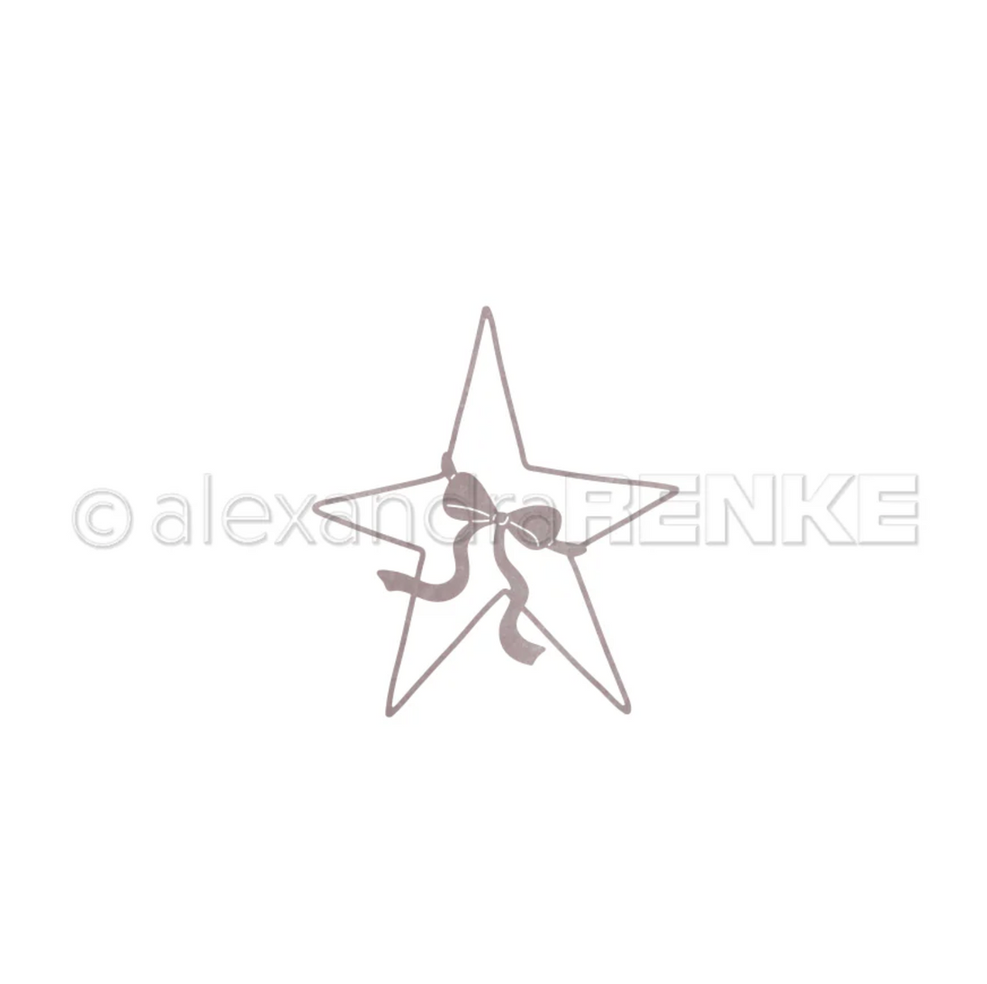 Fustella 'Großer Stern mit Schleife '- D-AR-Ba0640- A.RENKE
