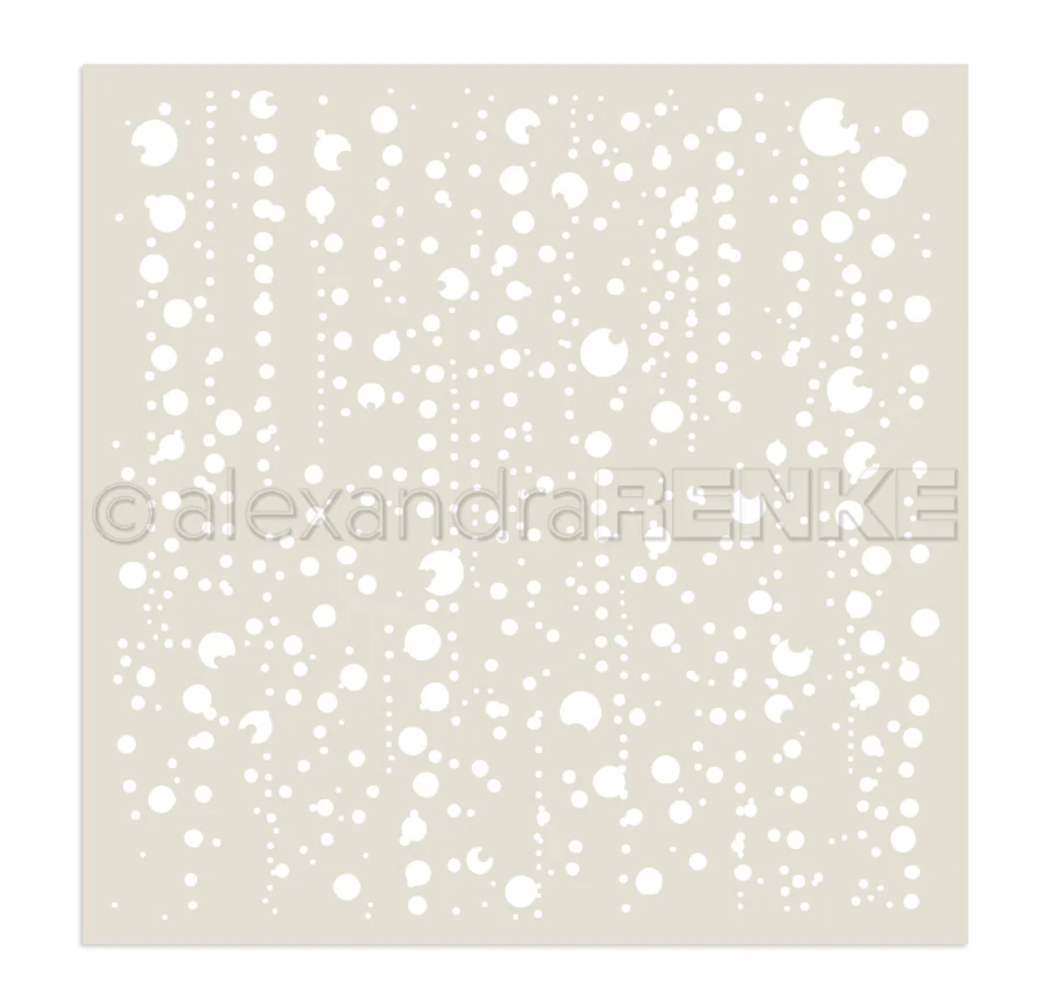 Stencil 'Bubbles'- ST-AR-Mu0046- A.RENKE