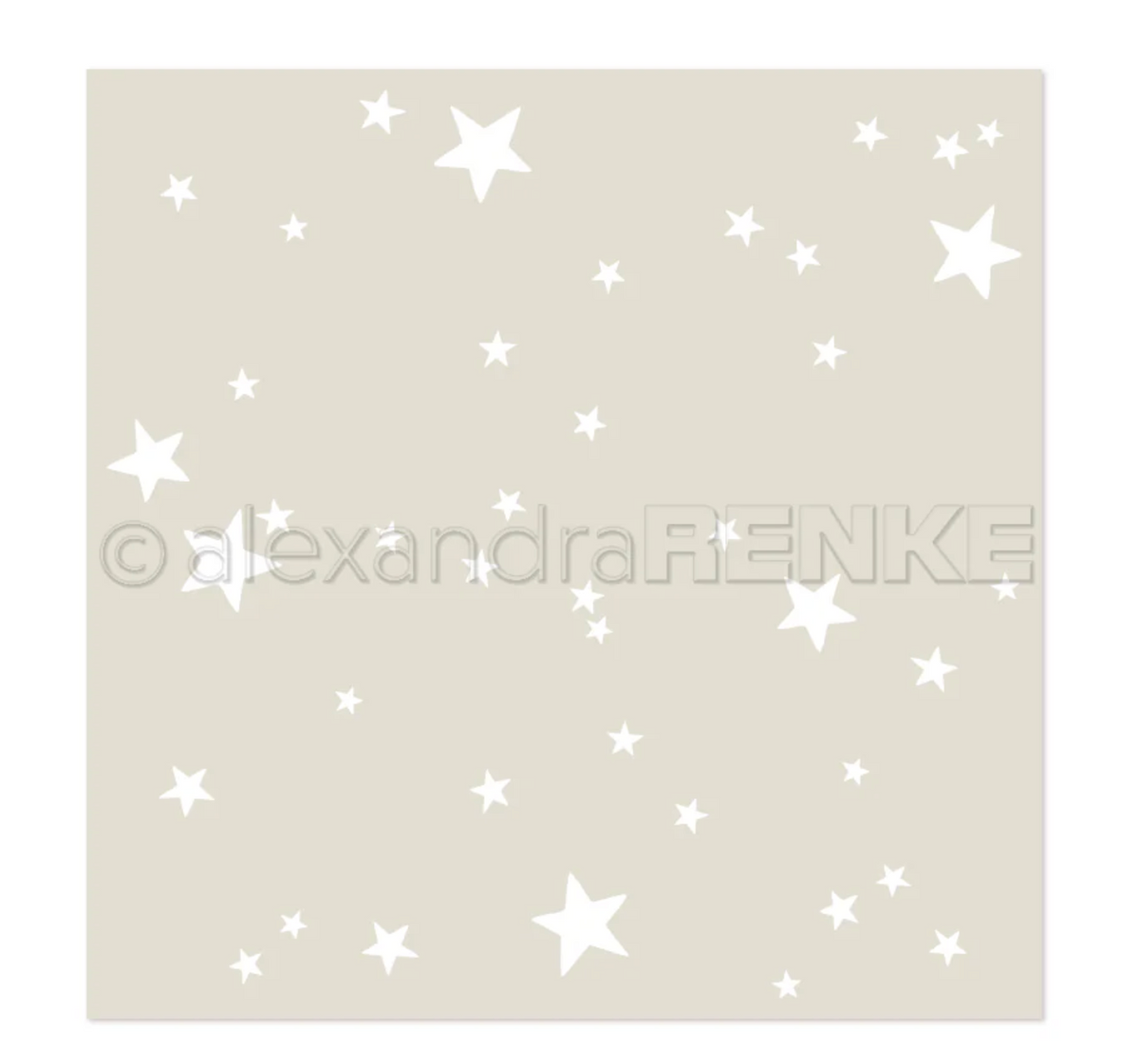 Stencil 'Sternenhimmel'- ST-AR-Ba0014- A.RENKE