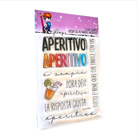 Set Timbri PAROLE APERITIVO - GCSA7 26-70 GLIMPS