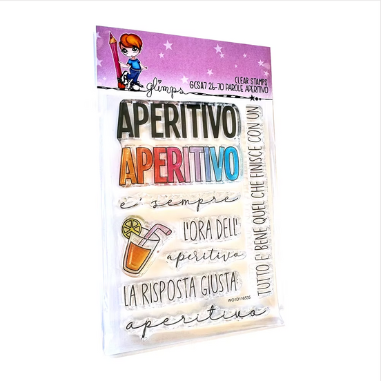 Set Timbri PAROLE APERITIVO - GCSA7 26-70 GLIMPS