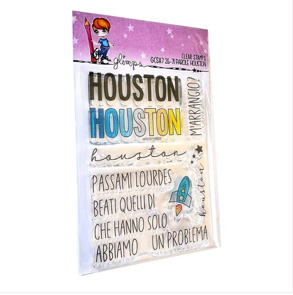 Set Timbri PAROLE HOUSTON - GCSA7 26-71 GLIMPS