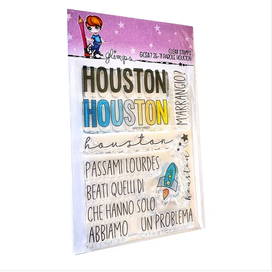 Set Timbri PAROLE HOUSTON - GCSA7 26-71 GLIMPS