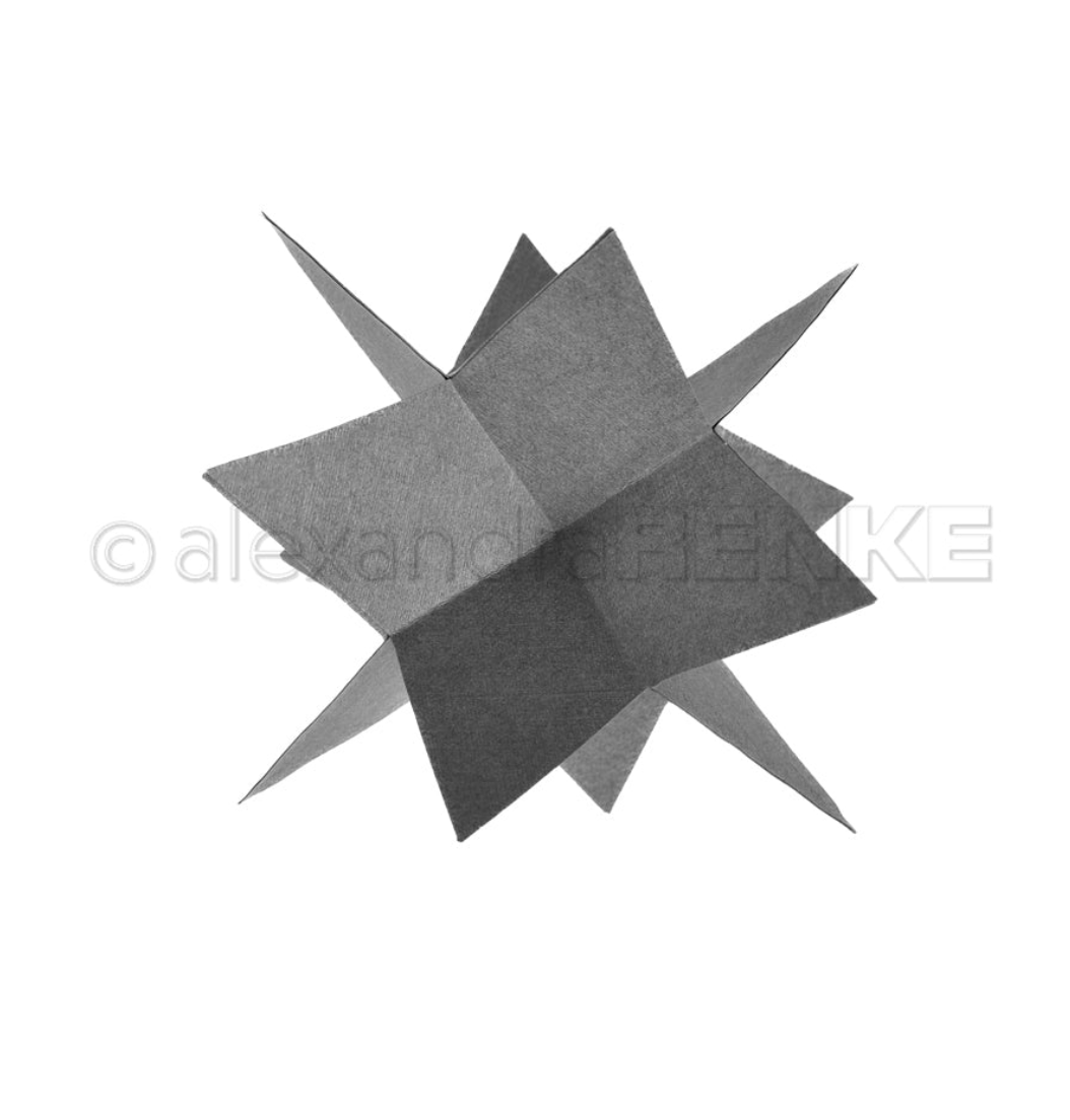 BUNDLE '3D folding star' dies - D-AR-3D0092-93-94 - A. RENKE