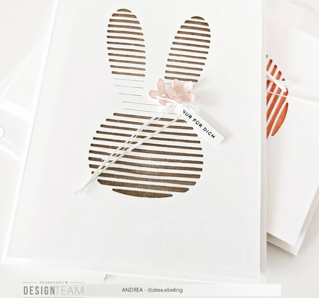 Fustella PAPPcutie 'Rabbit head' -D-AR-Os0054 - A.RENKE