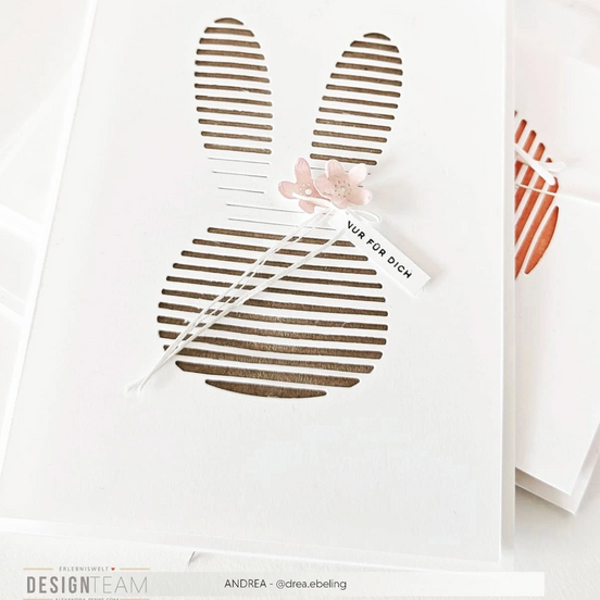 Fustella PAPPcutie 'Rabbit head' -D-AR-Os0054 - A.RENKE