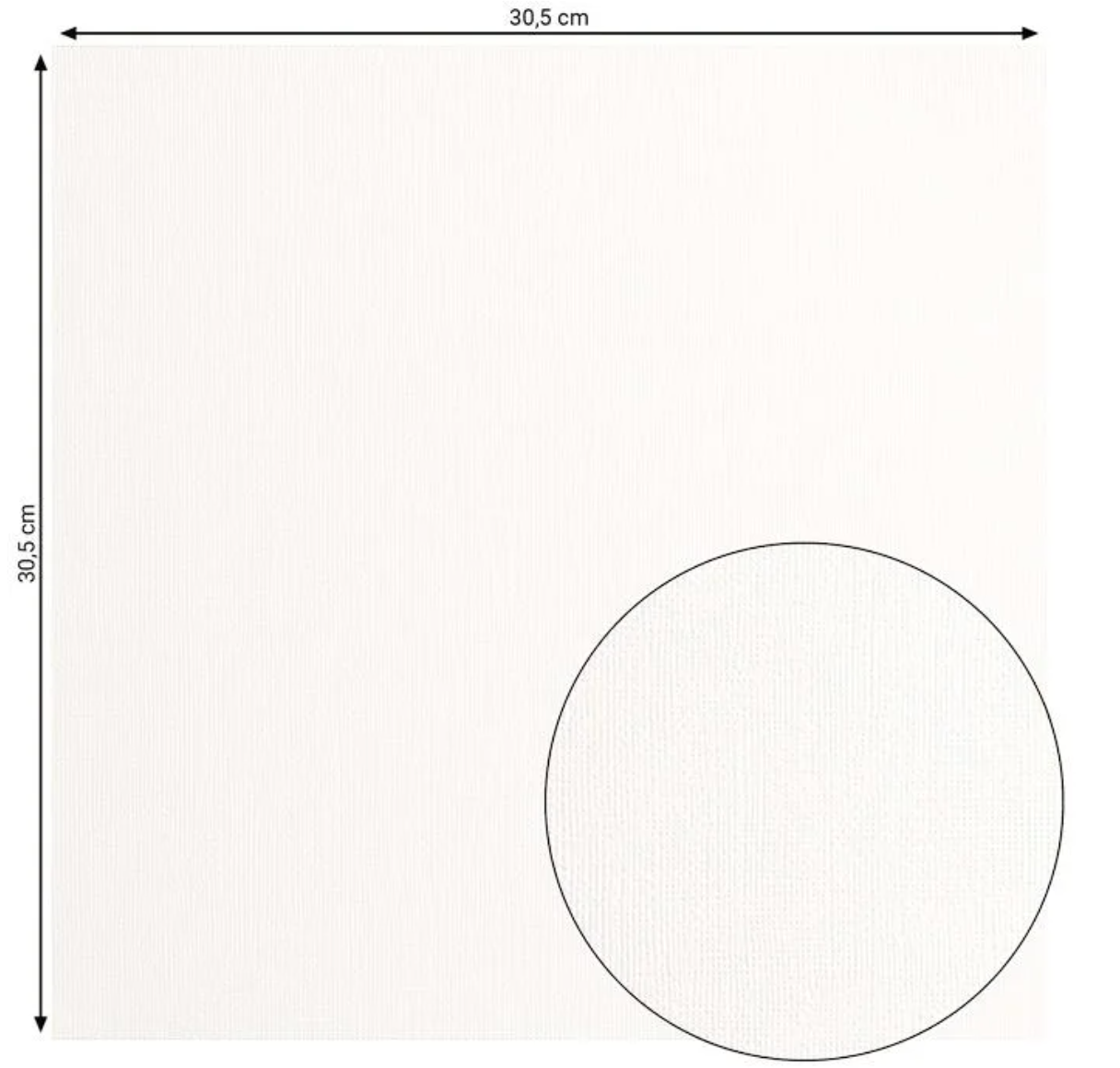 Cardstock Texture Sheet - IVORY 2928-102 Florence