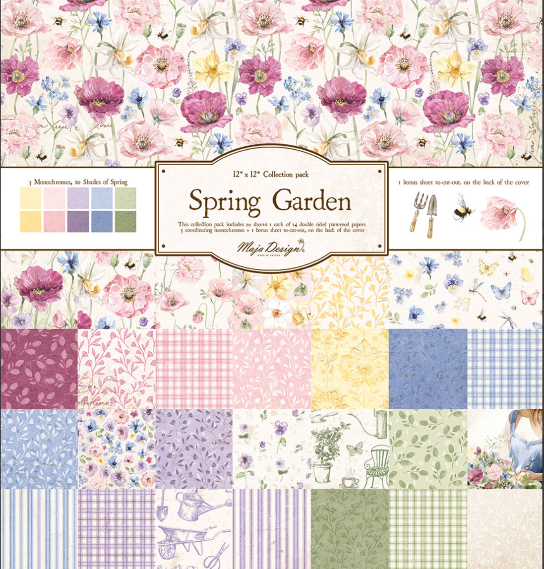 Collection Pack "SPRING GARDEN - Collection pack" - 1426 - MAJA DESIGN