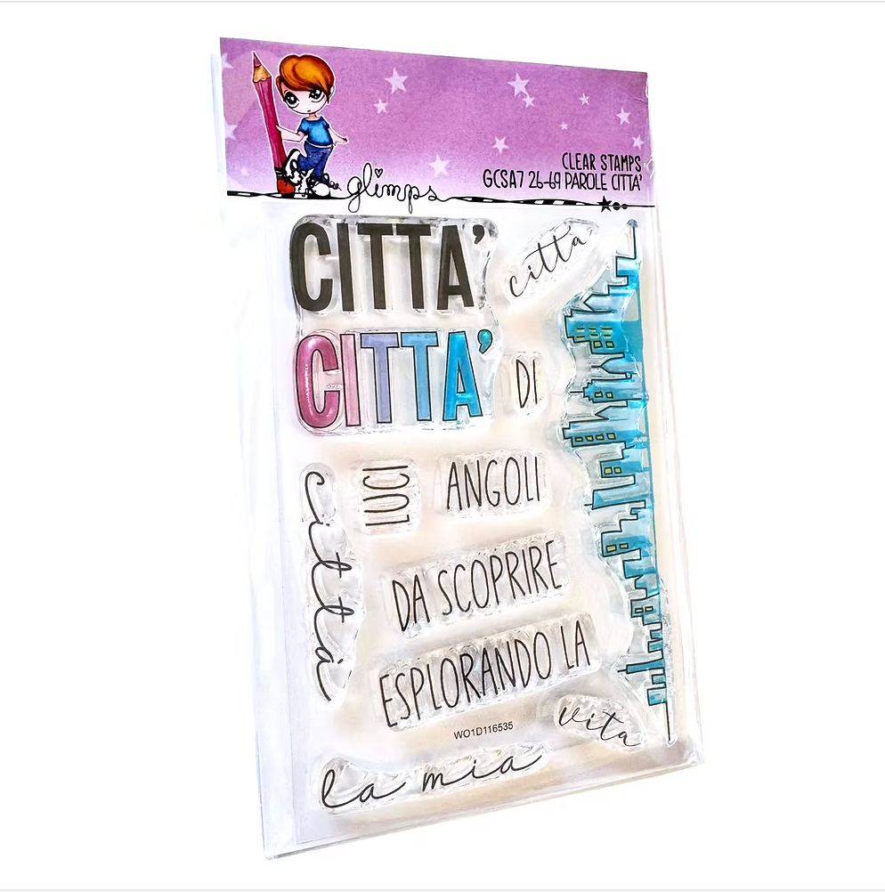 Set Timbri PAROLE CITTA' - GCSA7 26-69 GLIMPS
