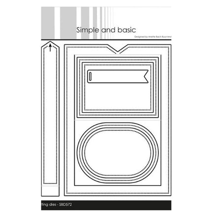 SBD572  Set Fustelle "Sliding Card" - Simple and Basic