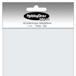 HGA008 BIADESIVO spessorato 1 mm  in FOGLIO - HOBBYGROS
