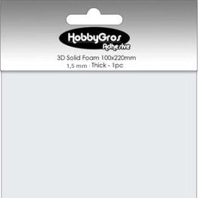 HGA009 BIADESIVO spessorato 1,5 mm  in FOGLIO - HOBBYGROS