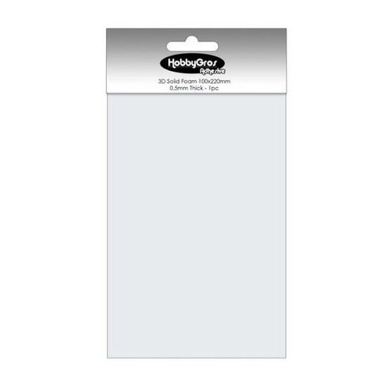 HGA007 BIADESIVO spessorato 0,5 mm  in FOGLIO - HOBBY GROS
