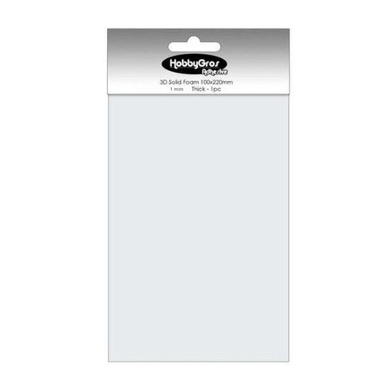 HGA008 BIADESIVO spessorato 1 mm  in FOGLIO - HOBBYGROS