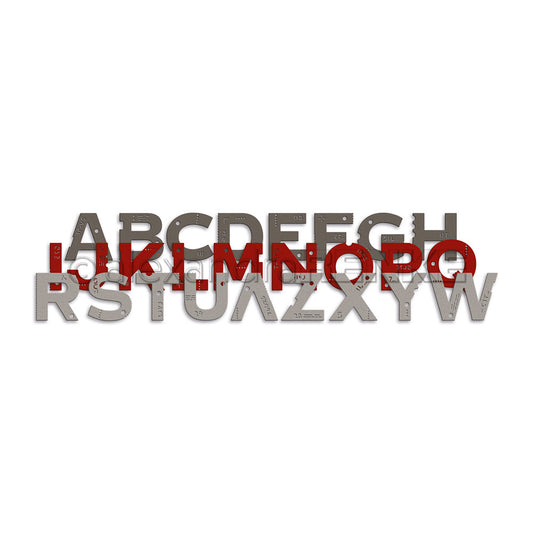 Set Fustelle "Alphabet Vic" - D-AR-Ty0158 - A.RENKE