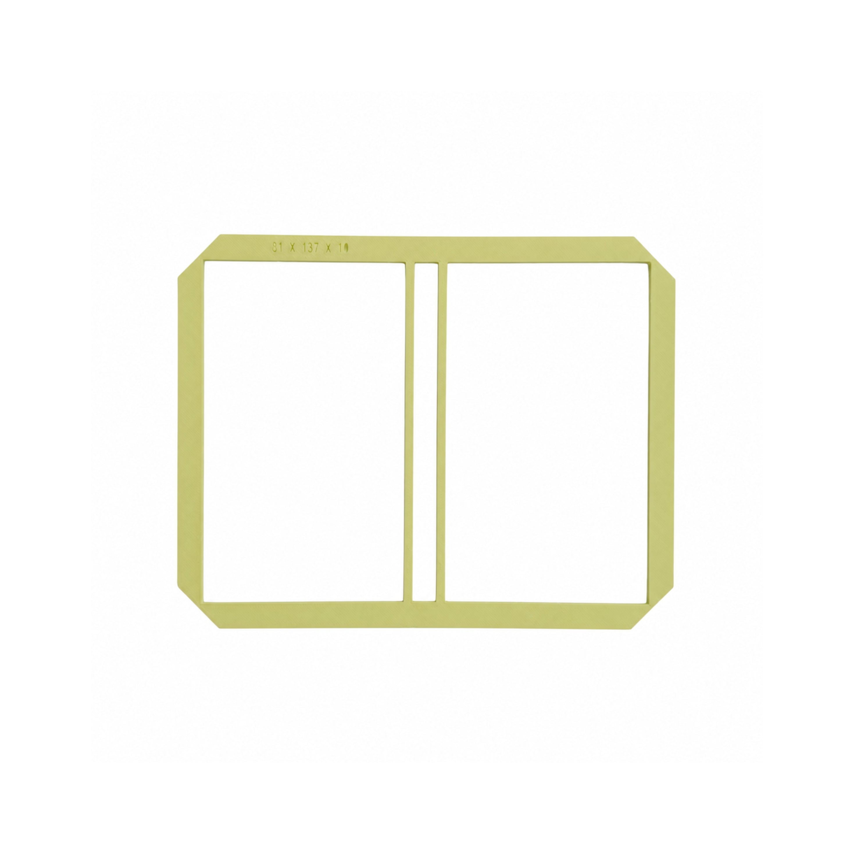 DU002 Dima per PORTA Post-it  126X77 apertura verticale