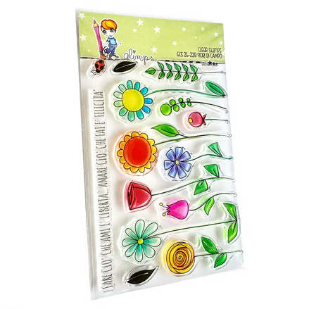 Set Timbri "FIORI DI CAMPO"- GCS 26-228 - GLIMPS
