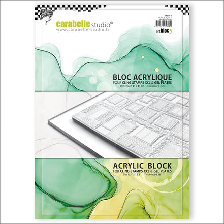 A4 Acrylic Stamp Pad 21x31x0.4 cm - CARABELLE STUDIO