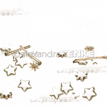 A. RENKE - Carta 'Star-shaped cinnamon biscuits' 10.1096