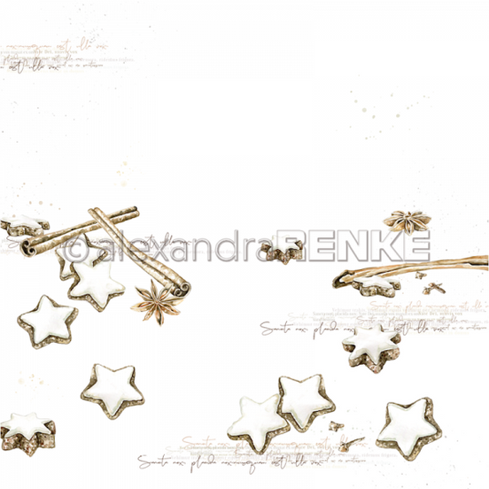 A. RENKE - Carta 'Star-shaped cinnamon biscuits' 10.1096