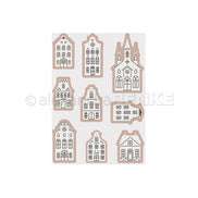 CE-AR-Ba0003 Cut & Emboss Folder 'Small townhouses' - A.RENKE