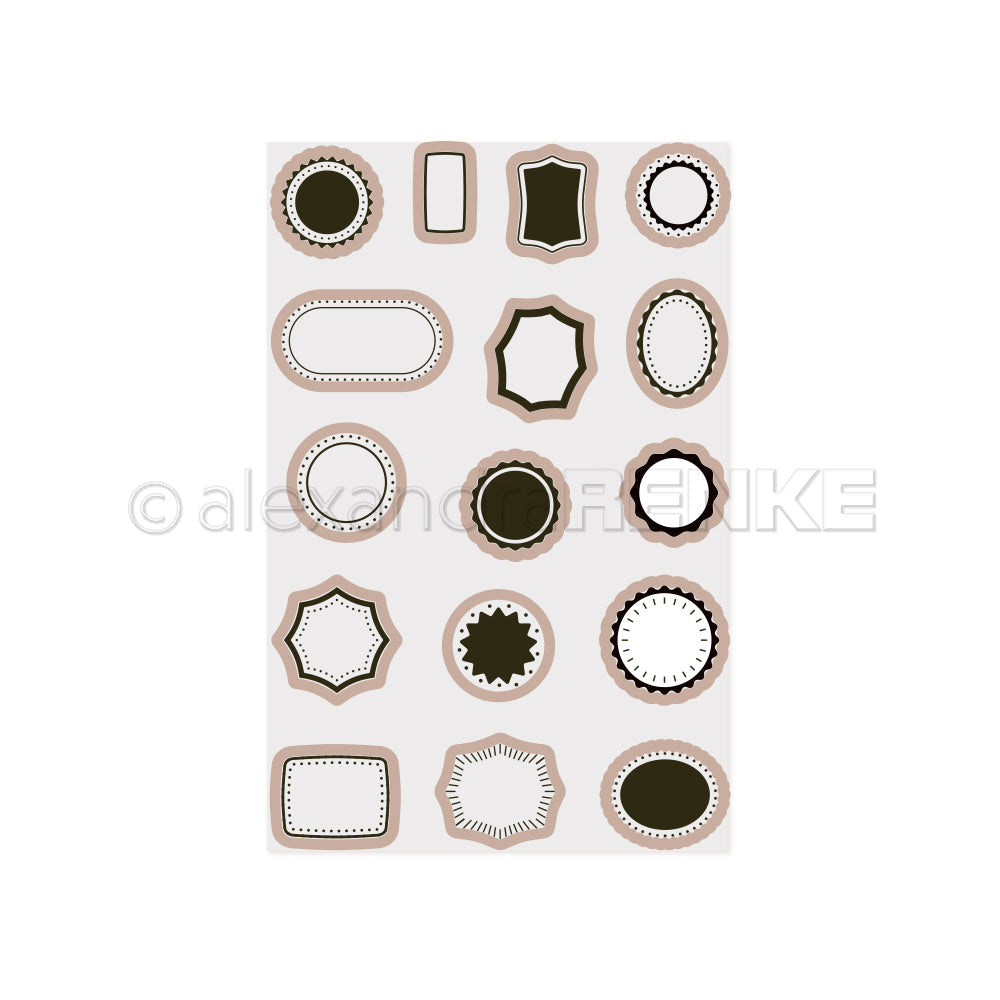 CE-AR-Ba0004 Cut &amp; Emboss Folder 'Small labels' - A.RENKE