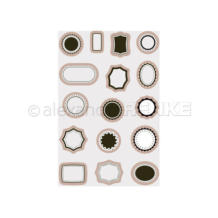 CE-AR-Ba0004 Cut &amp; Emboss Folder 'Small labels' - A.RENKE