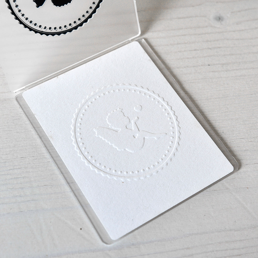 EF-AR-Ba0004 Embossing Folder 'Angel with heart' - A.RENKE