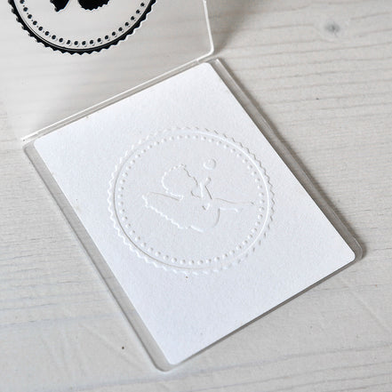 EF-AR-Ba0004 Embossing Folder 'Angel with heart' - A.RENKE