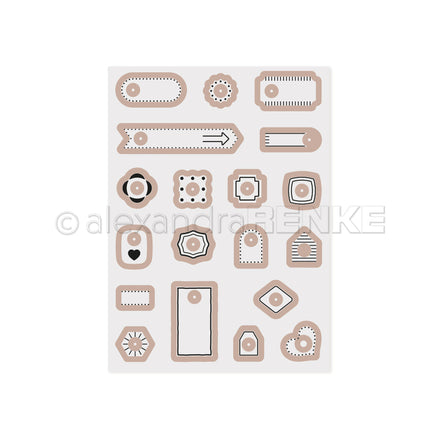 CE-AR-Ba0006 Cut &amp; Emboss Folder 'Amplifier Shapes' - A.RENKE