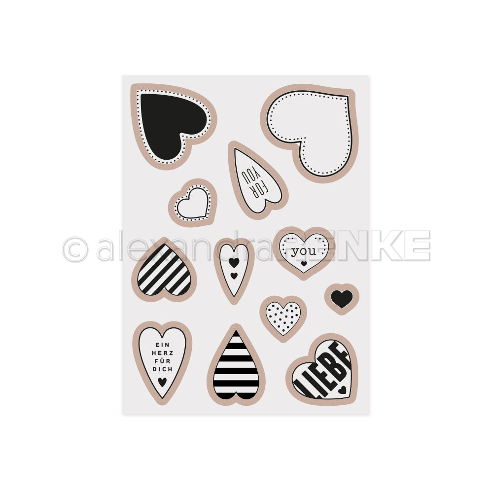 Cut & Emboss Folder 'Heart Shapes' - CE-AR-Ba0007 - A.RENKE