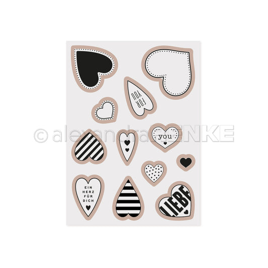 Cut & Emboss Folder 'Heart Shapes' - CE-AR-Ba0007 - A.RENKE
