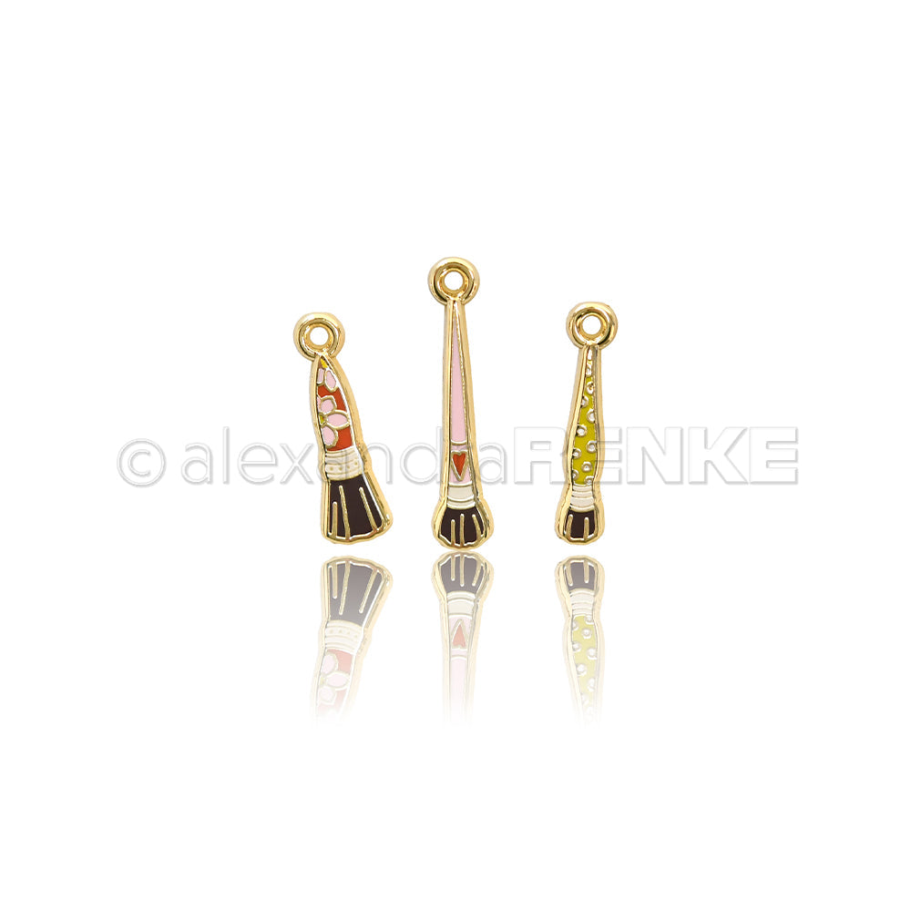 Set Charms 'Brush Trio'- PAK-AR-Ba0008- A.RENKE