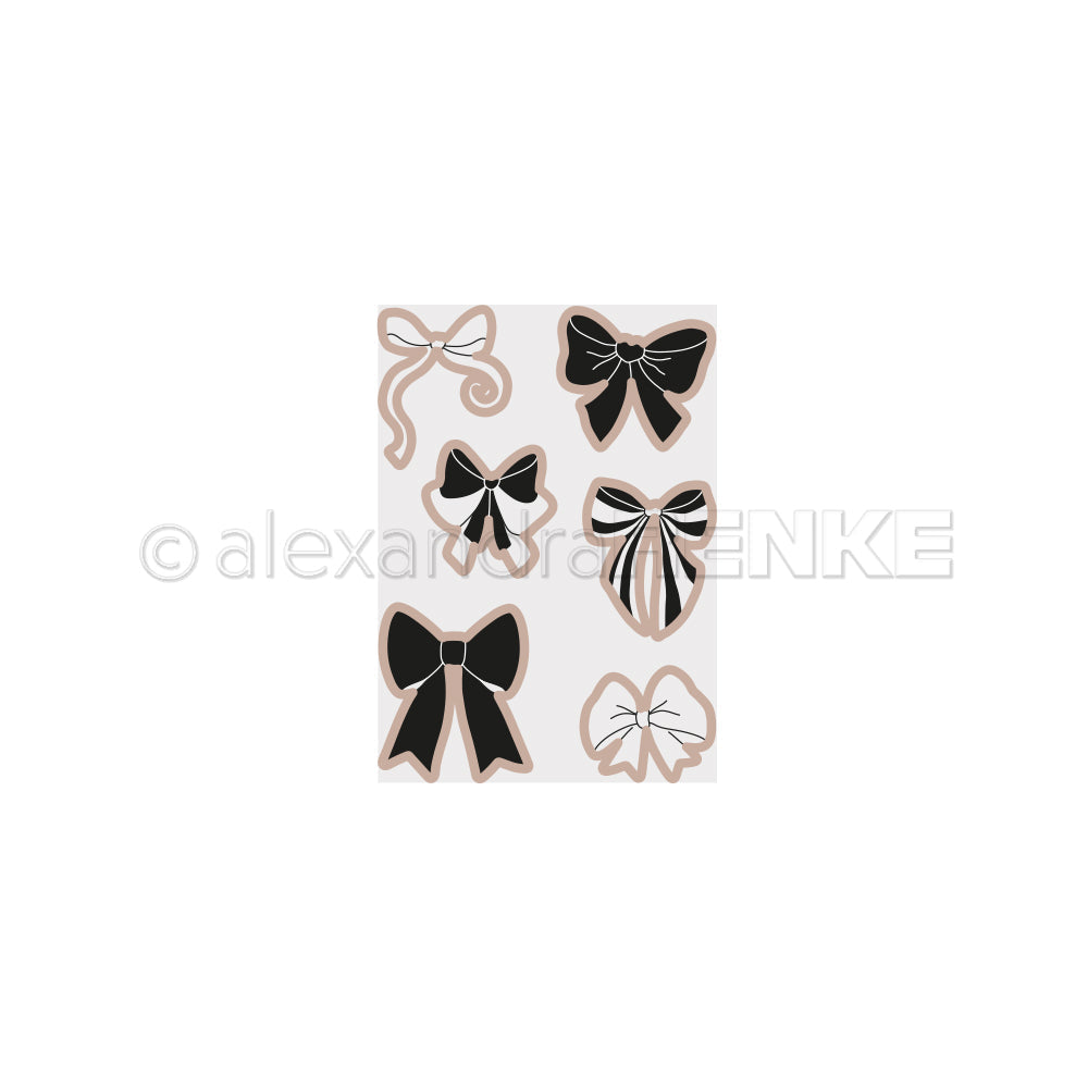 CE-AR-Ba0008 Cut &amp; Emboss Folder 'Bow Splendor' - A.RENKE