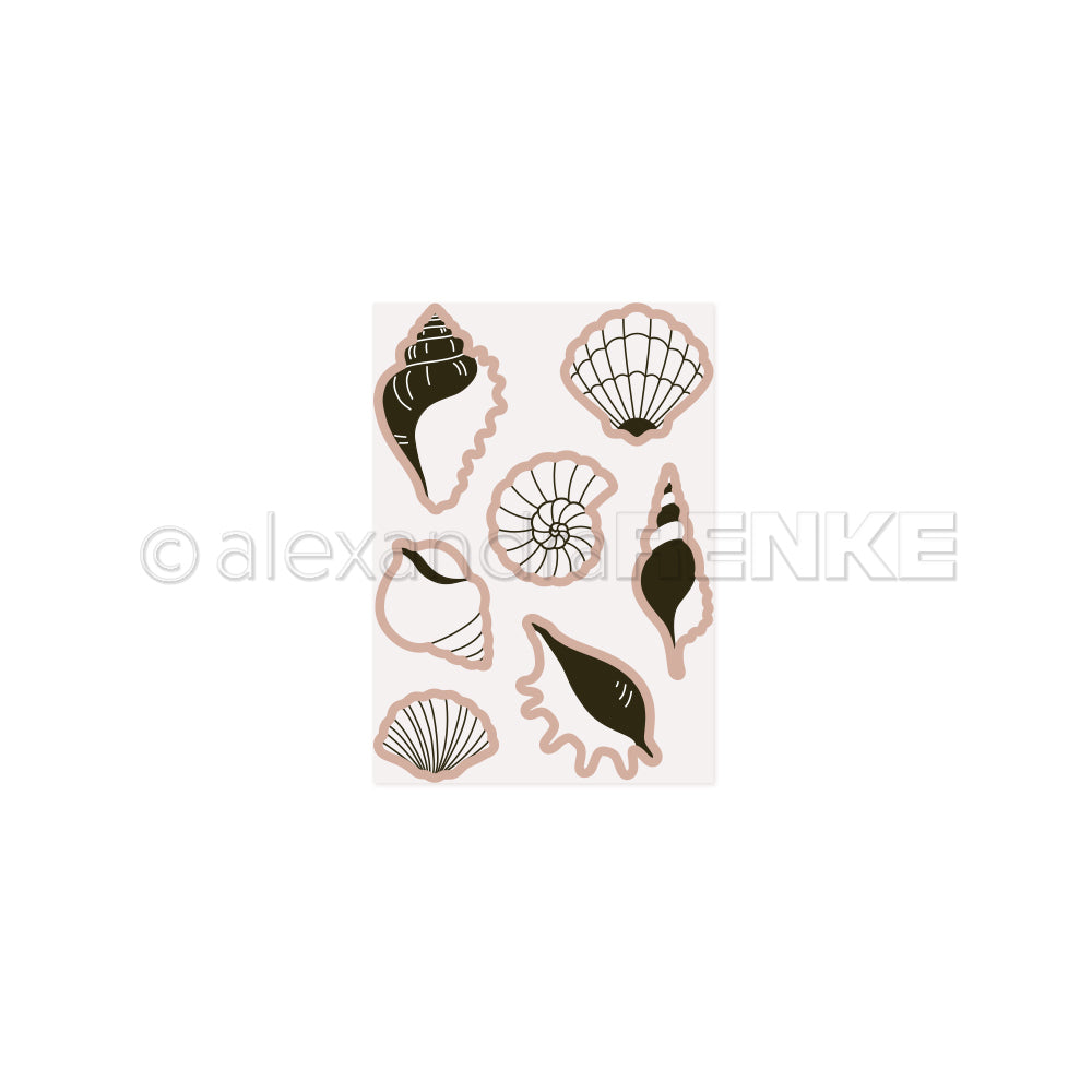 CE-AR-Ba0013 Cut & Emboss Folder 'Muscheln' - A.RENKE