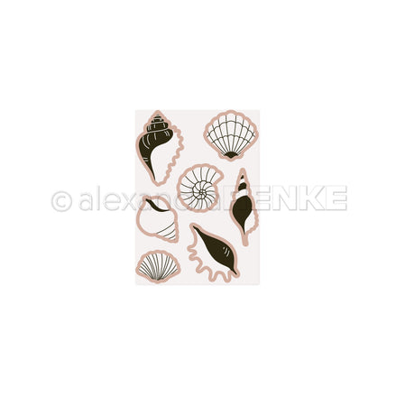 CE-AR-Ba0013 Cut & Emboss Folder 'Muscheln' - A.RENKE
