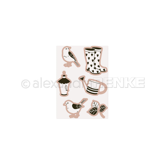 CE-AR-Ba0015 Cut & Emboss Folder 'Gartenzeit' - A.RENKE