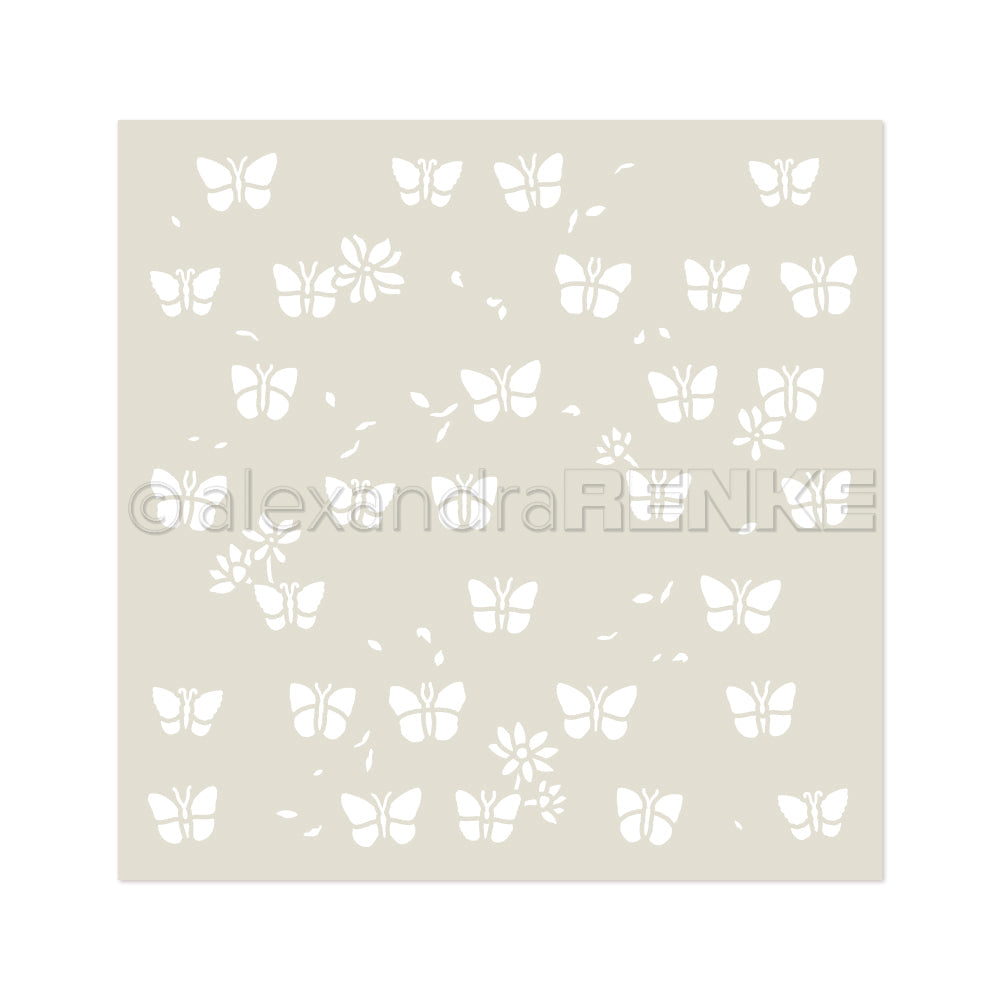 Stencil 'Florale Schmetterlinge'