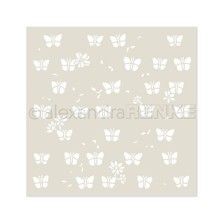 Stencil 'Florale Schmetterlinge'