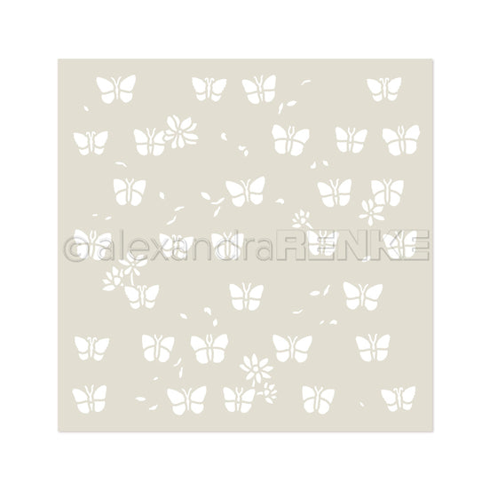 Stencil 'Florale Schmetterlinge'