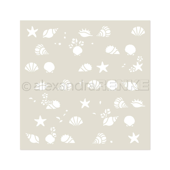 Stencil 'Florale Muscheln'